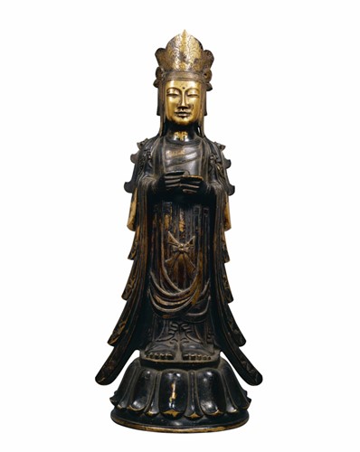 重要文化財《菩薩立像》(飛鳥時代・7世紀、法隆寺蔵)
