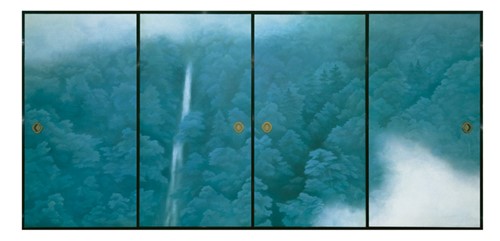 中国の風景を描いた再現展示