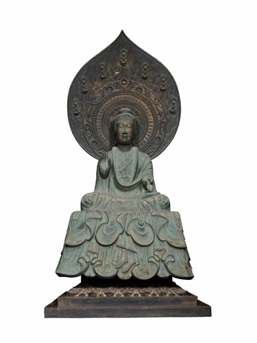 国宝《薬師如来坐像》(飛鳥時代・7世紀、法隆寺蔵)