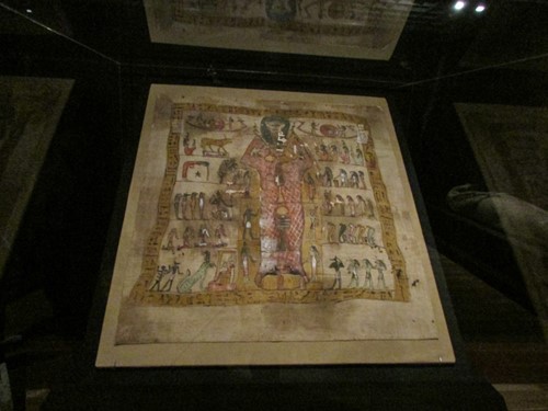《ミイラの覆い布》(ローマ支配時代、後1~2世紀頃)(C) Staatliche Museen zu Berlin, Ägyptisches Museum und Papyrussammlung