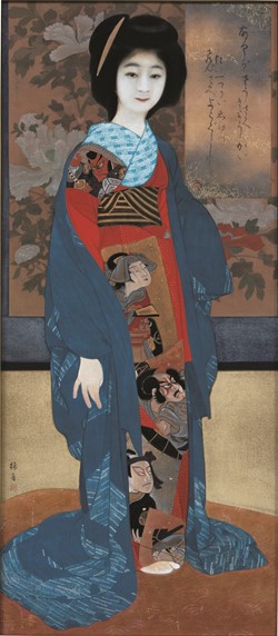 “甲斐庄楠音《横櫛》（1918･大正7年、広島県立美術館蔵）”
