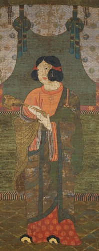 重要文化財《聖徳太子像(孝養像)》(鎌倉時代・13世紀、法隆寺蔵、奈良・東京会場とも後期)